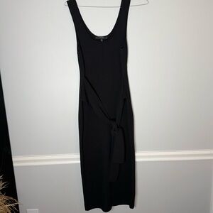 Toccin PIPER SLEEVELESS RACER TIE-FRONT MIDI DRESS Medium